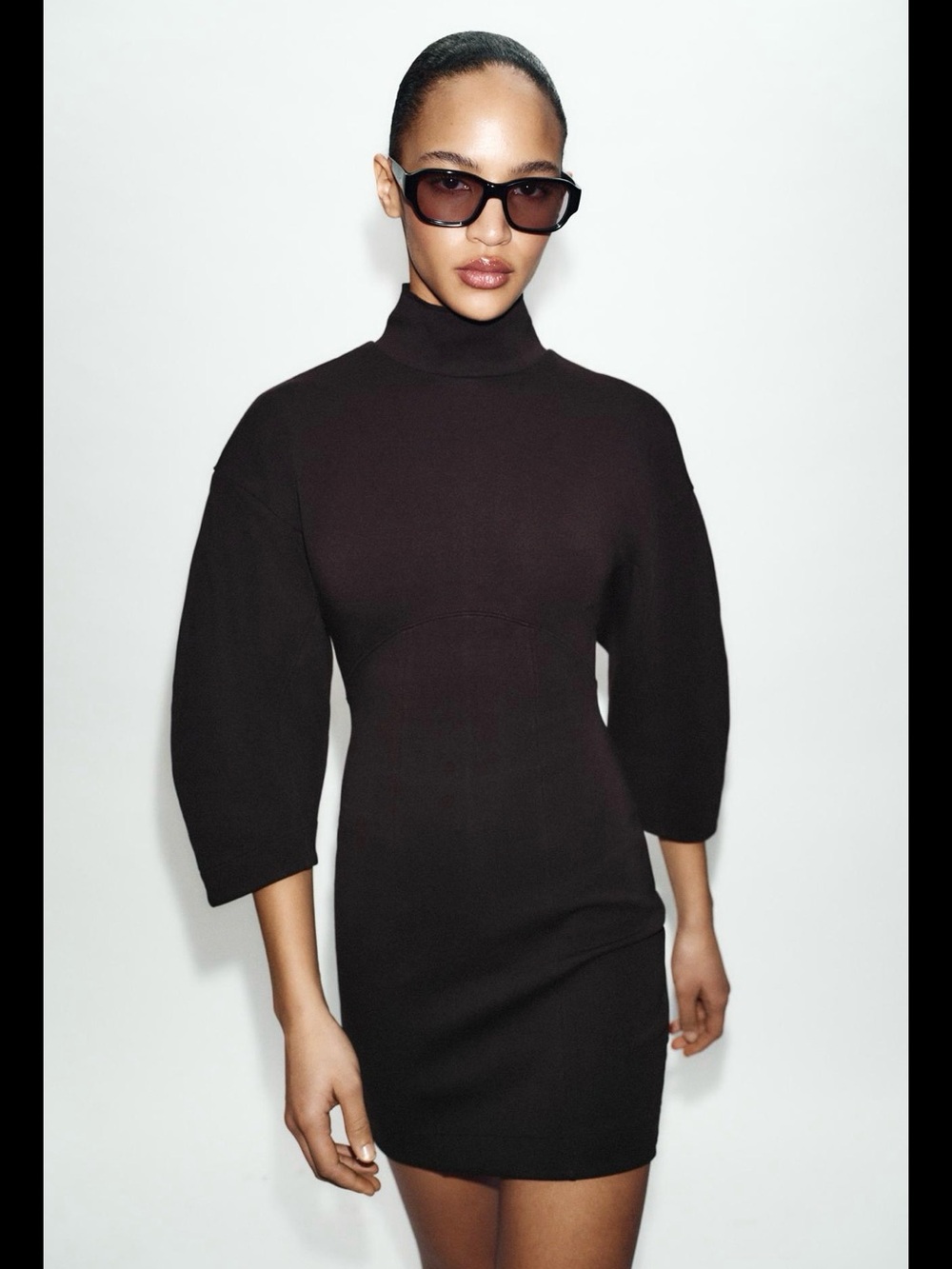 Zara Balloon-Sleeve Sweater Dress NWT ❗️